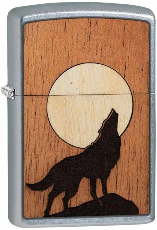 Öngyújtó Zippo Woodchuck Howling Wolf 49043