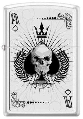 Öngyújtó Zippo Ace Skull Card 8011