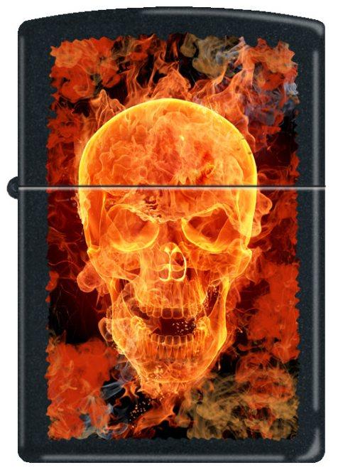 Öngyújtó Zippo Fire Skull 5569
