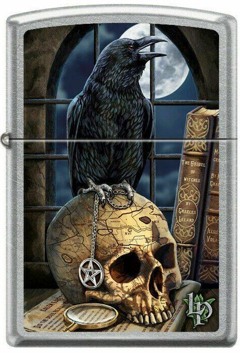 Öngyújtó Zippo Lisa Parker Raven Skull 9293