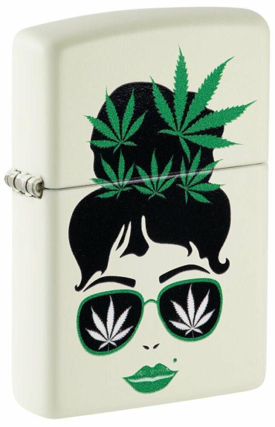 Öngyújtó Zippo Cannabis Sunglasses Glows in the Dark 49837