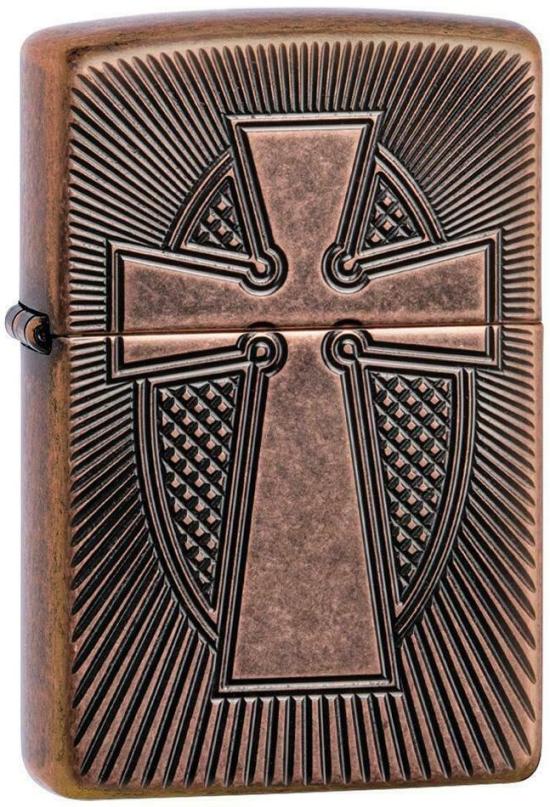 Öngyújtó Zippo Deep Carve Cross 49158