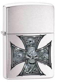 Öngyújtó Zippo Skull Gothic Cross 0416