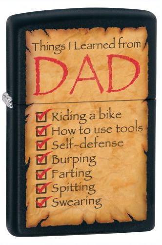 Öngyújtó Zippo Things I Learned From Dad 28372